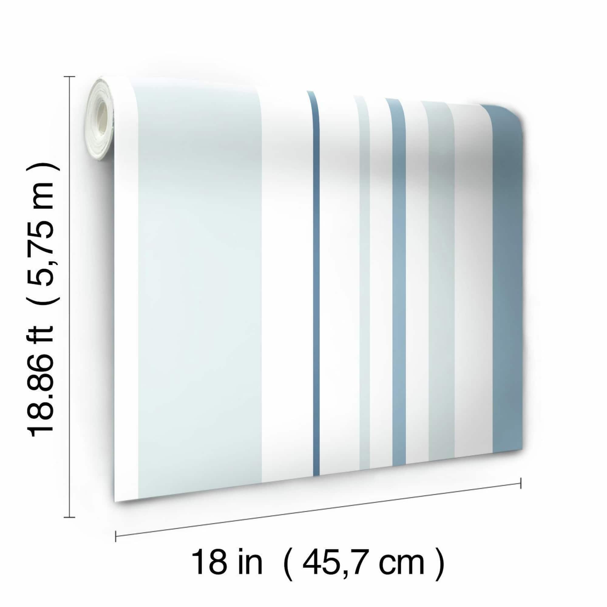 RoomMates Stripes Peel & Stick Wallpaper